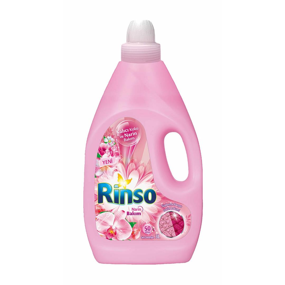 Rinso Sıvı Çamaşır Deterjanı Narin Bakım 3 Lt