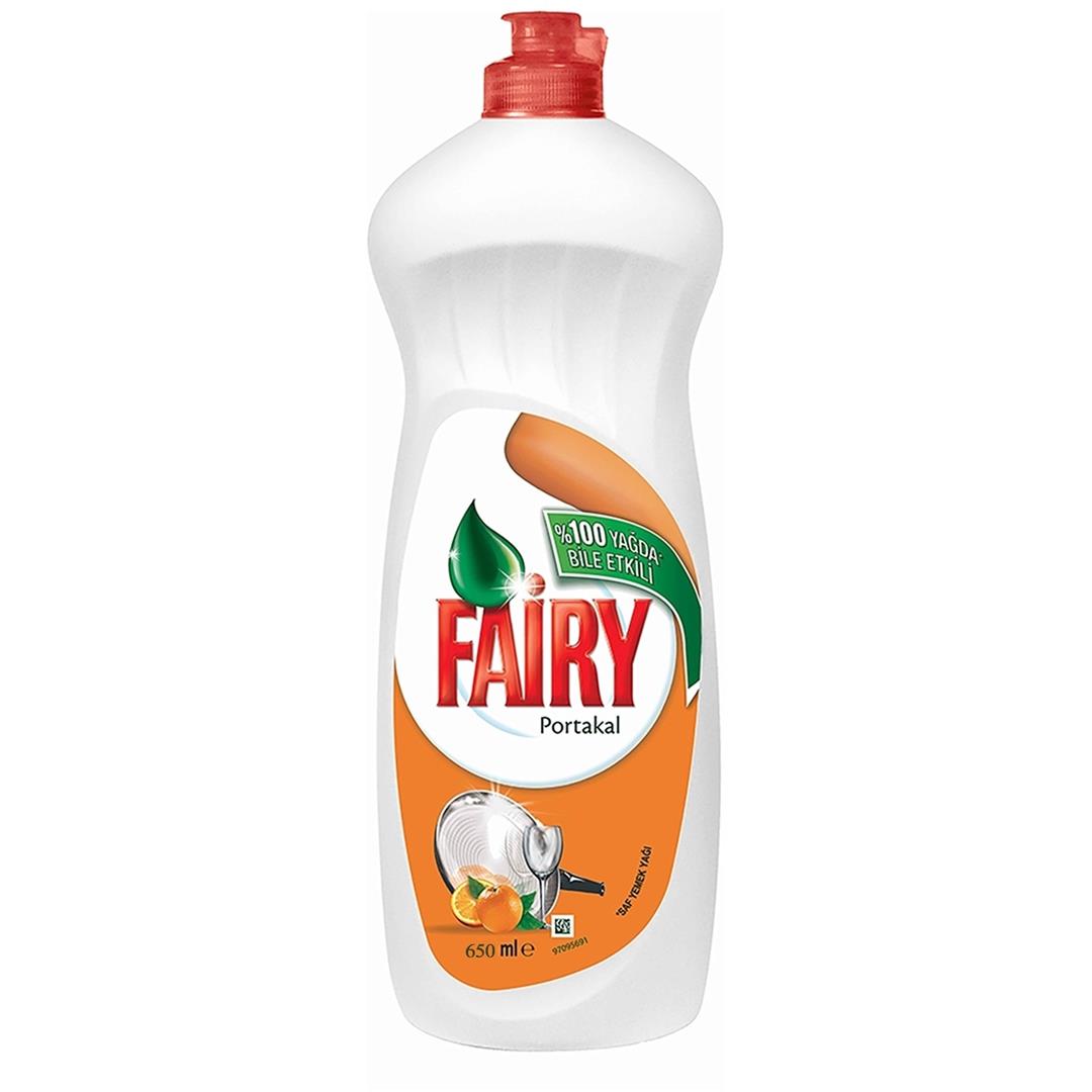  Fairy Hepsi Bir Arada Bulaşık Deterjanı Portakal 650 ml 