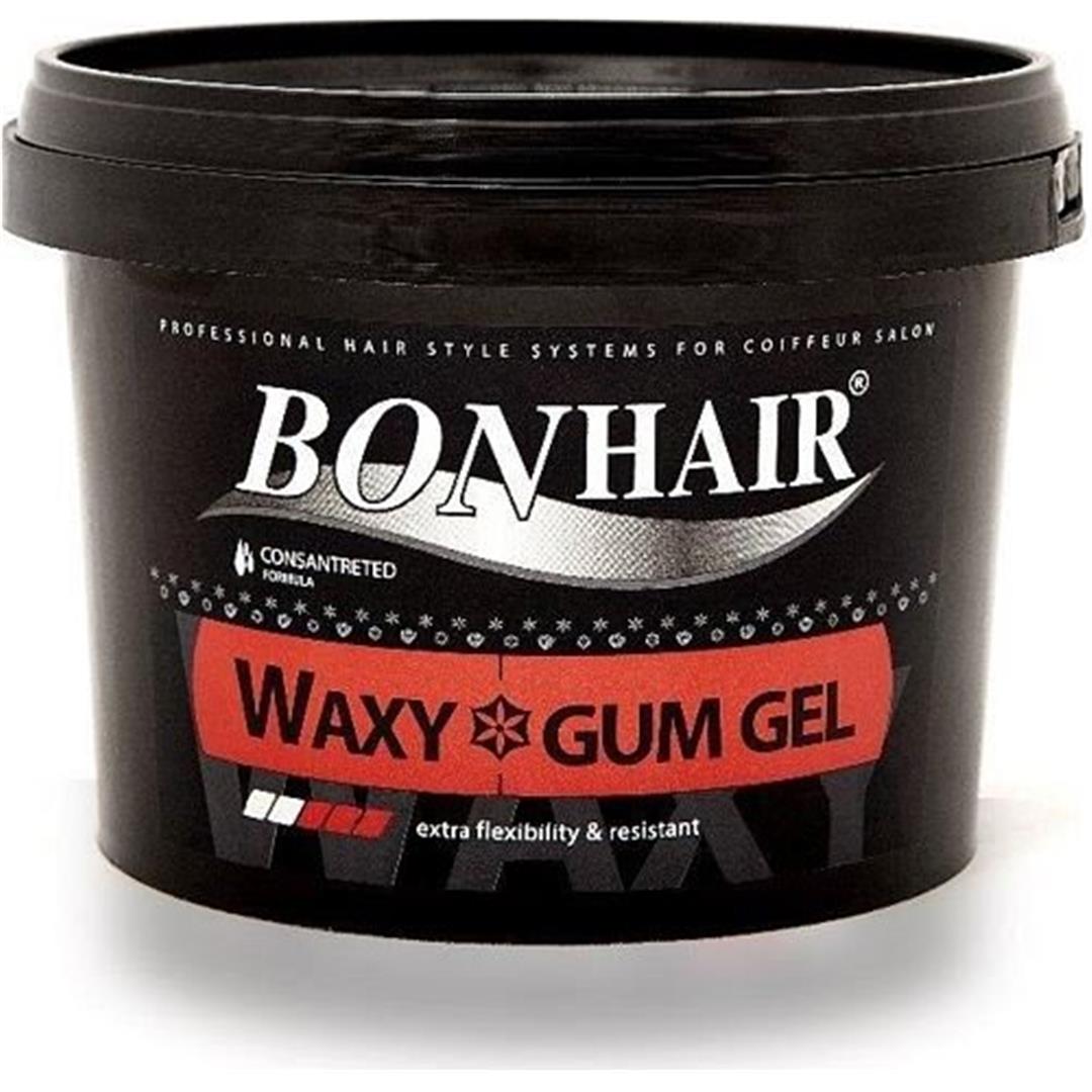Bonhair Wax Gum Gel Black 750 ML
