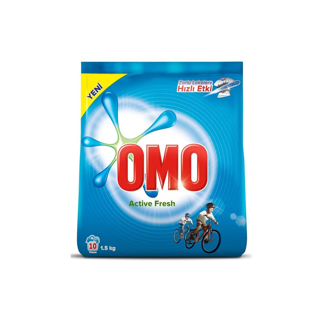 Omo Active Fresh Toz Çamaşır Deterjanı 1,5 Kg