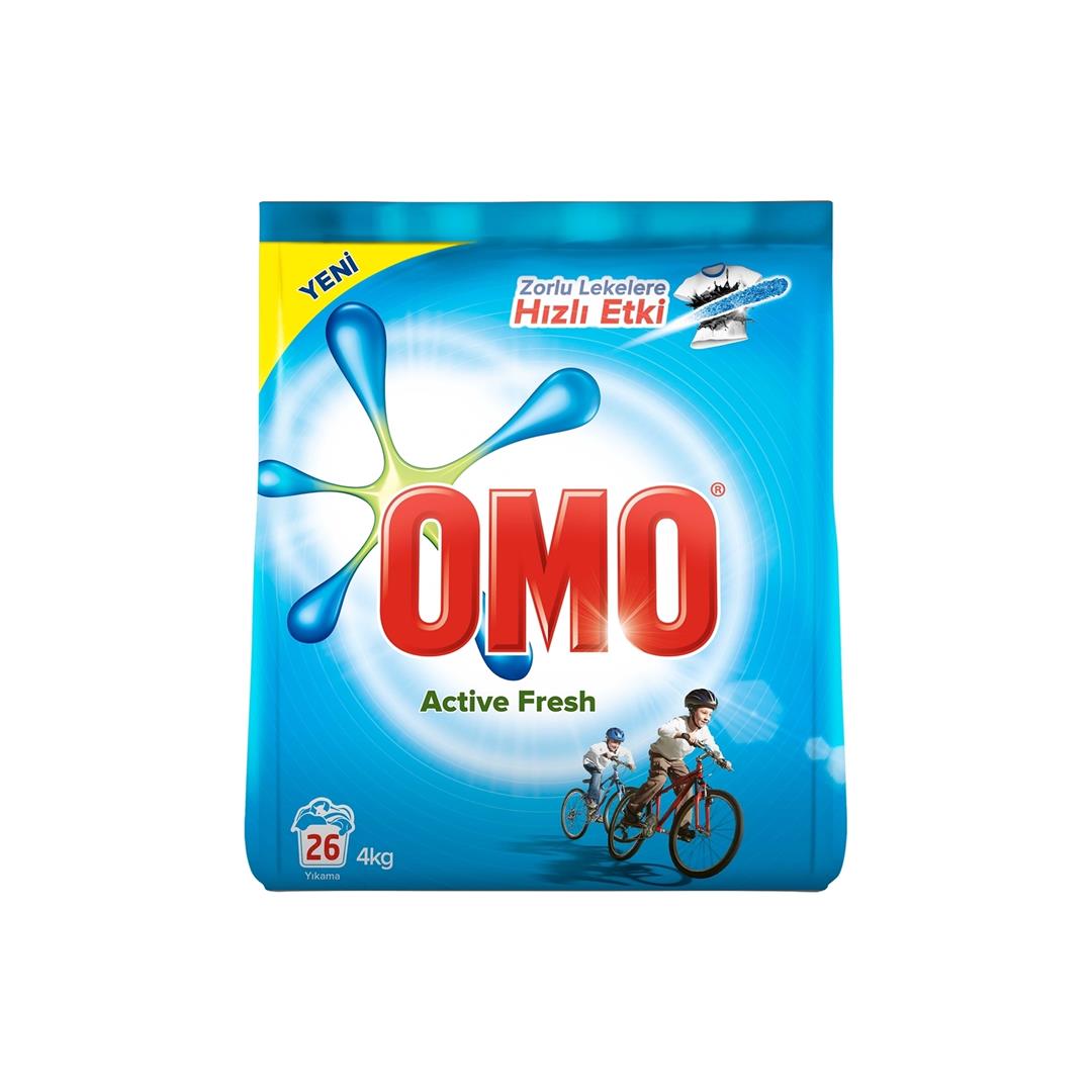 Omo Active Fresh Toz Çamaşır Deterjanı 4 Kg