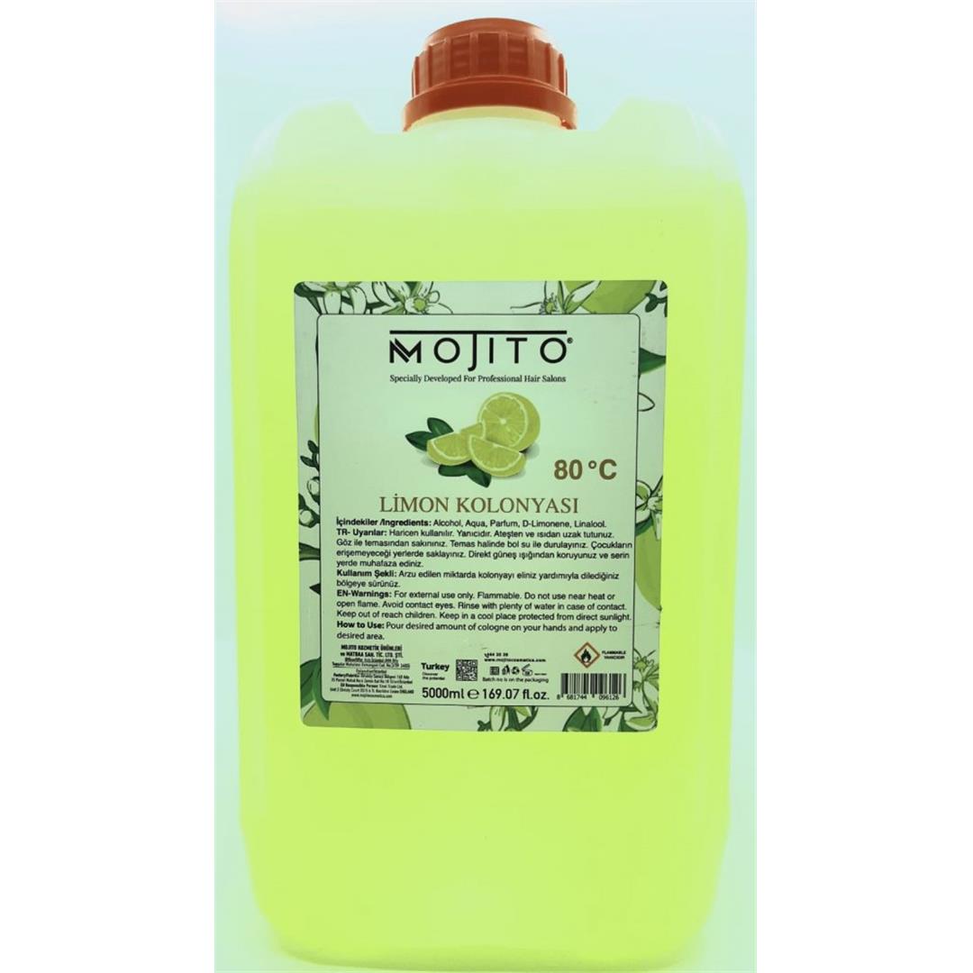 Mojito 5 KG Limon Kolonyası 80 CC