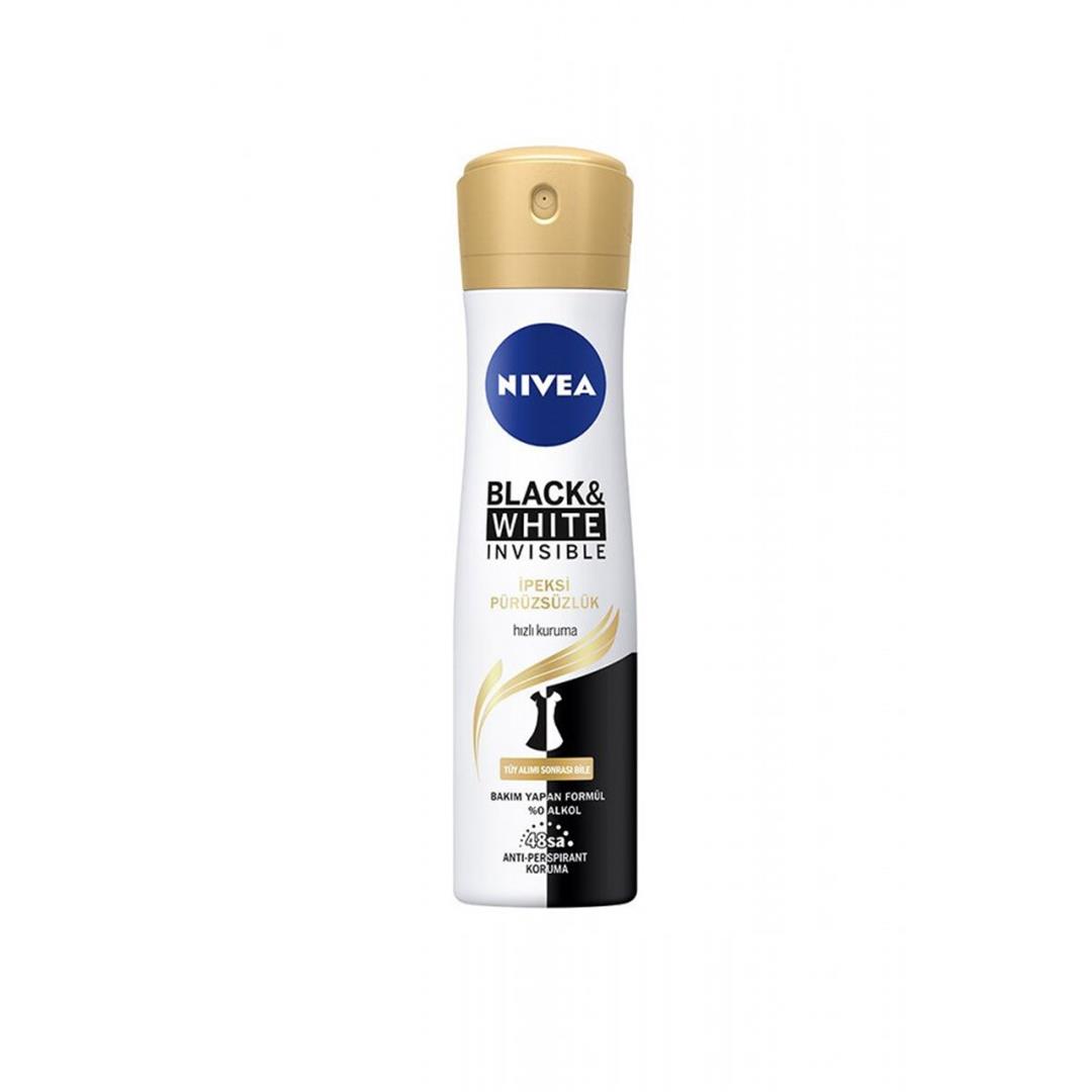 Nivea Deodorant Invisible Black White İpeksi Pürüzsüzlük 150 ML
