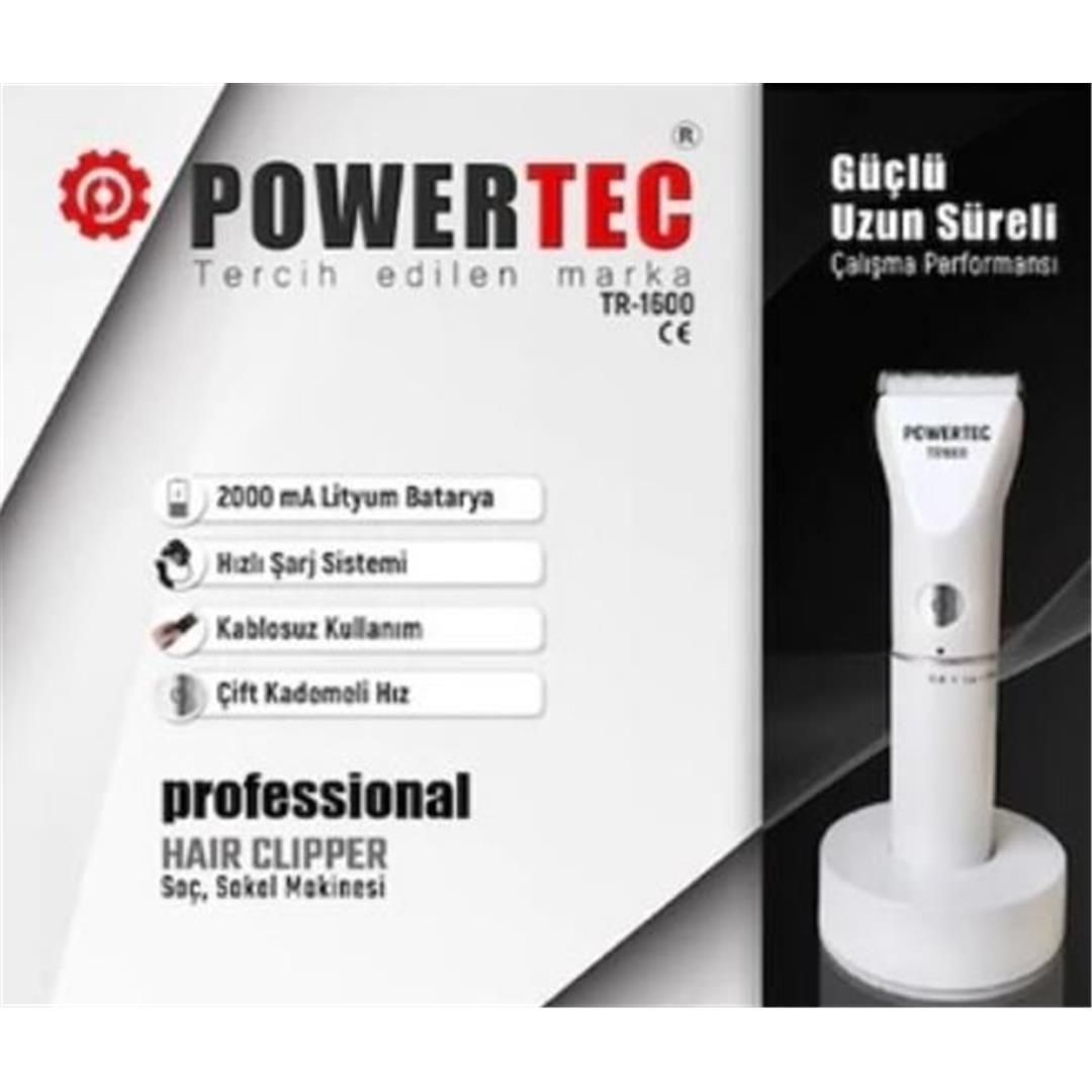 Powertec TR 1600 Saç Sakal Tıraş Makinesi