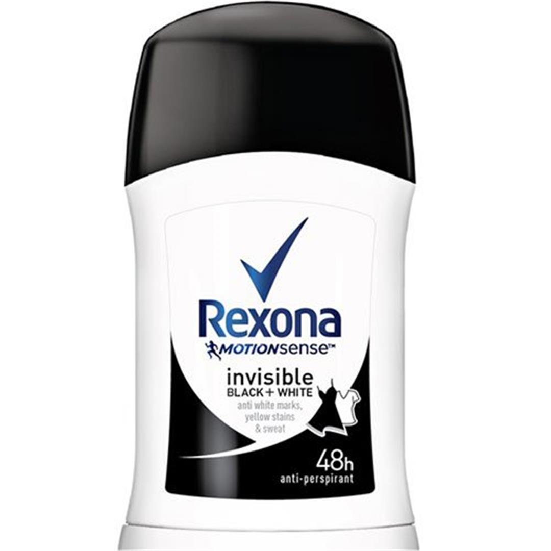 Rexona Kadın Stick İnvisible Black + White 48H 40 ML