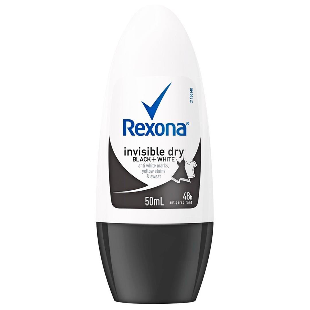 Rexona Deodorant Roll On Invısıble Black Whıte 50 ml