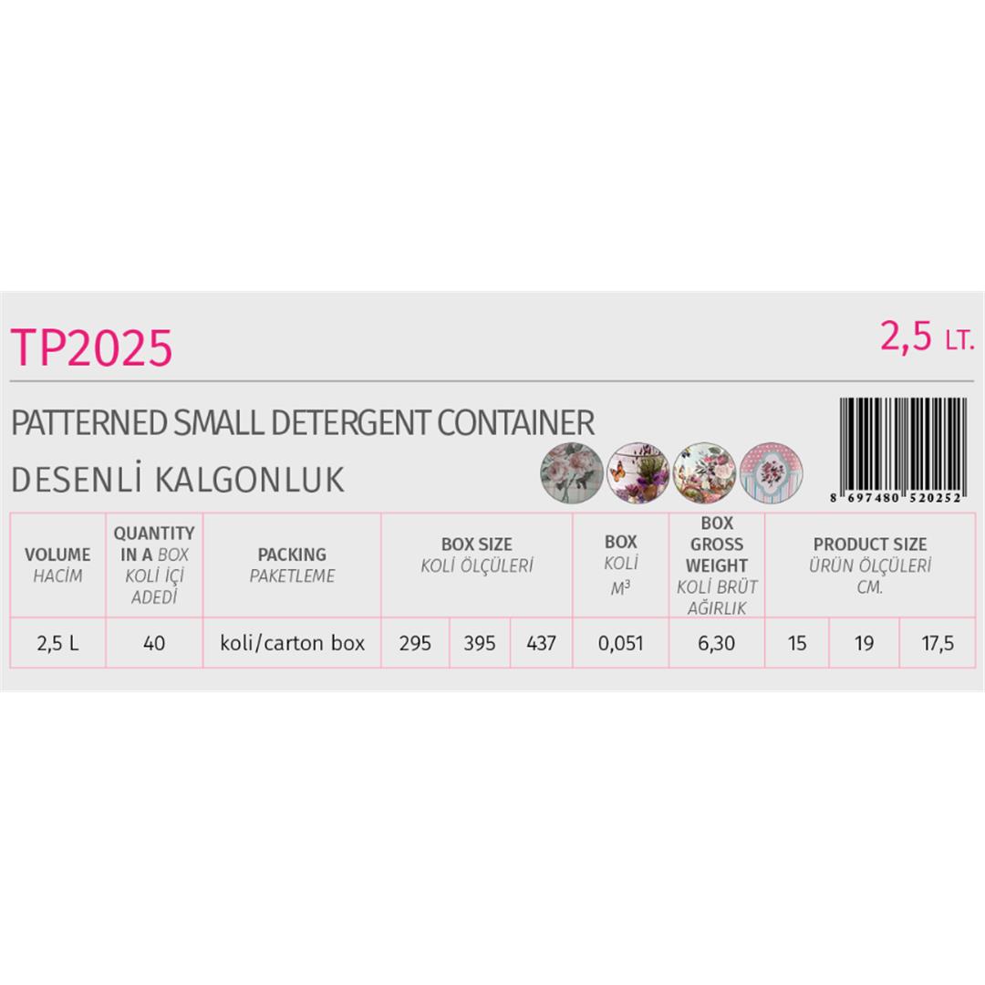 DESENLİ KALGONLUK 2,5 LT