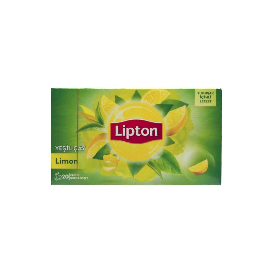 Lipton Limonlu Berrak Yeşil Çay 20'li