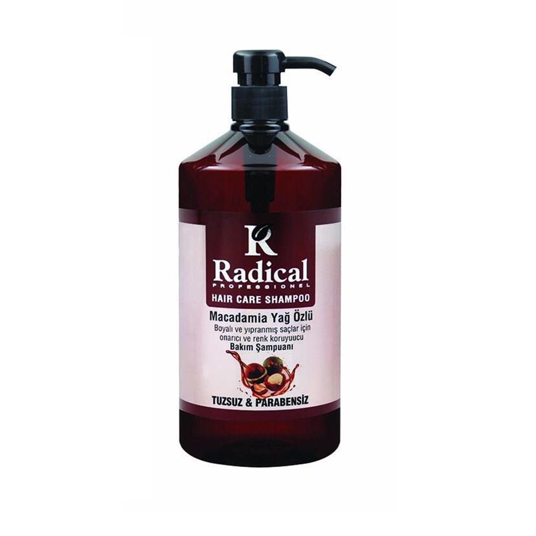 Radical Hair Care Tuzsuz Parabensiz Şampuan 1000 ML Macadamia Yağ