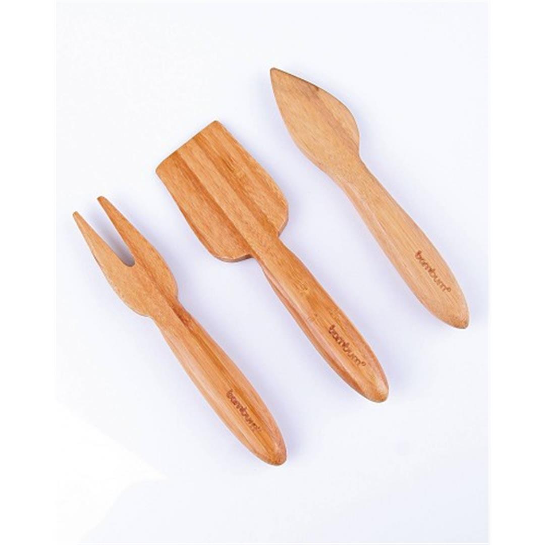  Bambu Peynir Bıçak Set