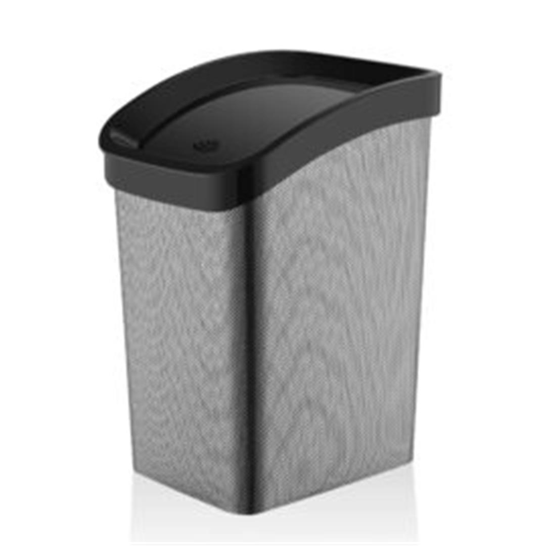 3 No Metal Smart Klik Çöp Kovası 22 litre – Karbon Metal