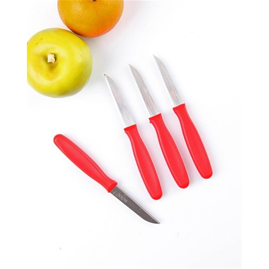 Plastik Saplı 4 Lü Meyve Bıçağı