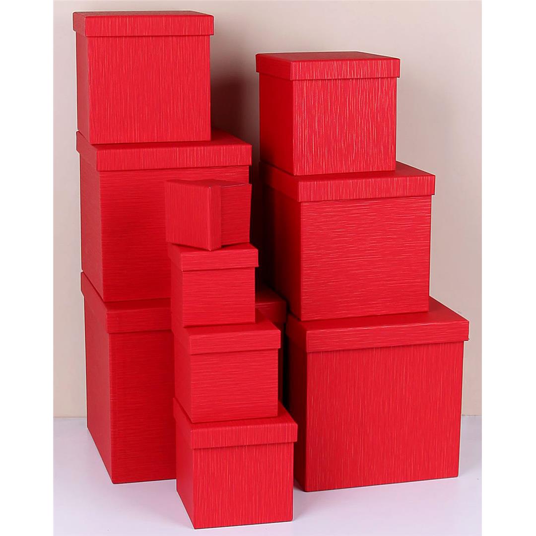 Kırmızı Hediyelik Kargon Kutuları