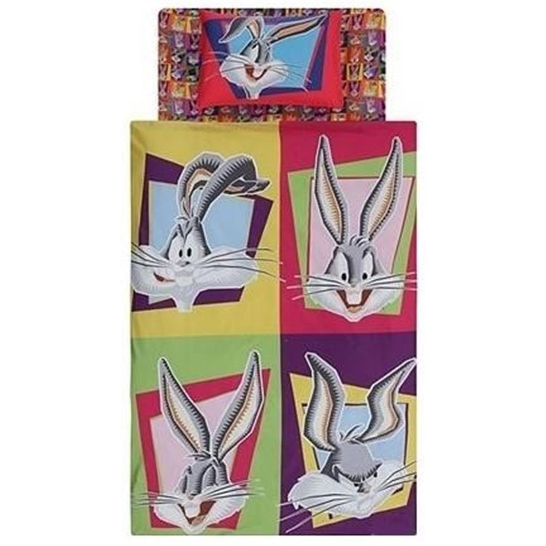 Taç Lisanslı Looney Tunes Bugs Bunny Nevresim Takımı
